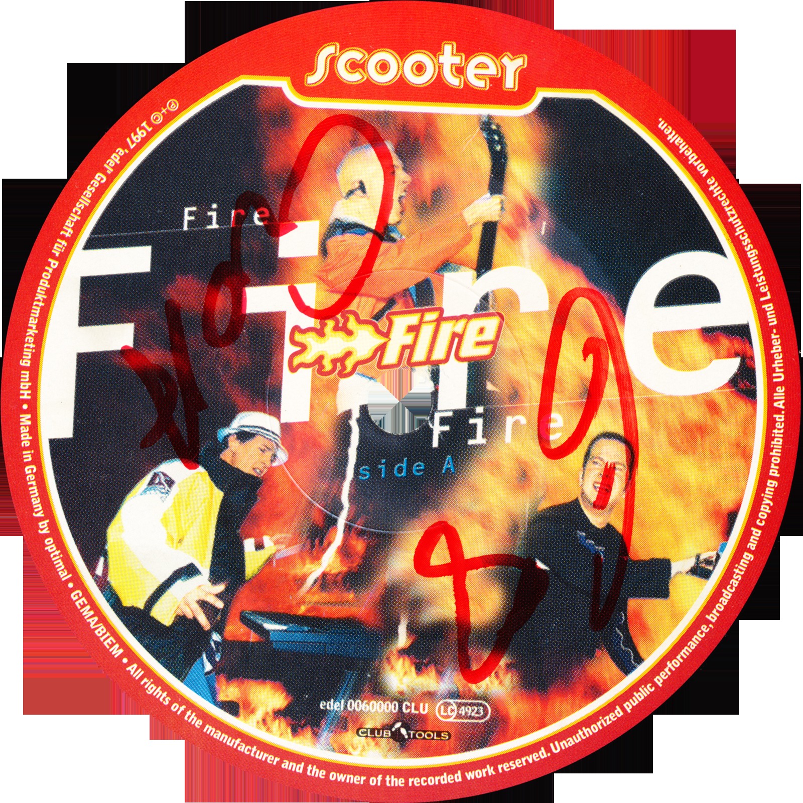 Fire scooter картинка